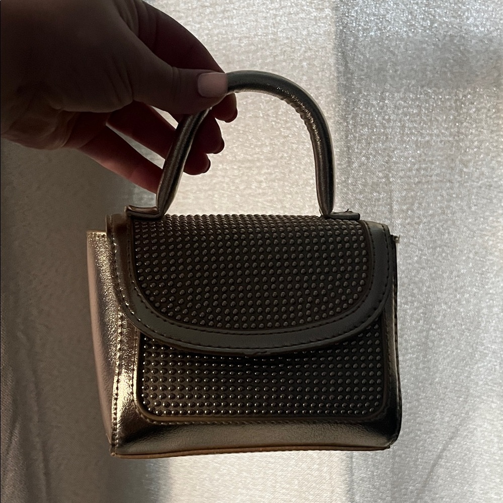 Gold Studded Handbag